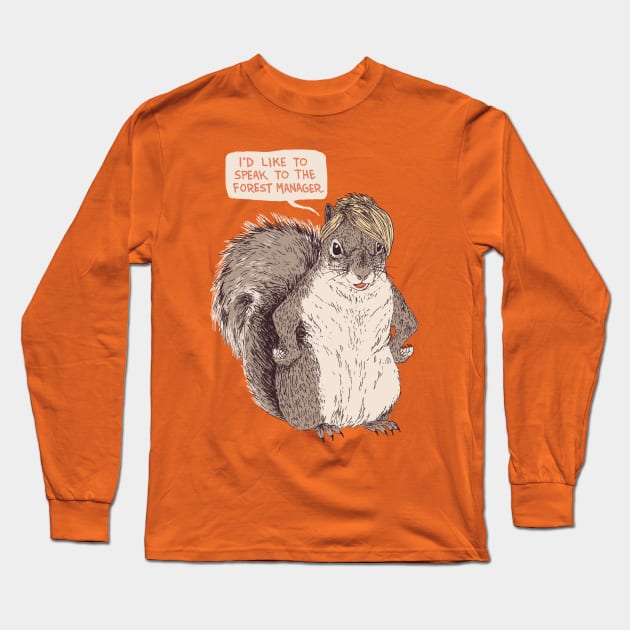 Forest Manager Long Sleeve T-Shirt by Hillary White Rabbit